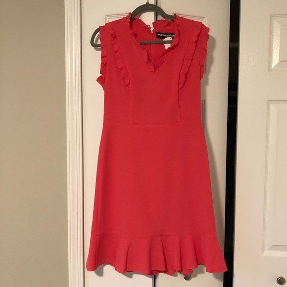 Karl Lagerfeld Dresses & Skirts - NWT - Karl Lagerfeld Paris Pink Dress - Sz 6